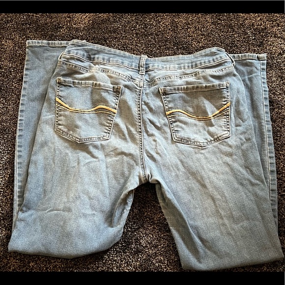 Juniors So Skinny Blue Jeans Size 15 - Picture 3 of 4